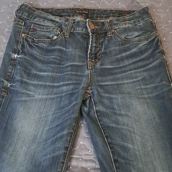 Dear John Women's JOYRICH Comfort Skinny Blue Jeans size 27 - Picture 2 of 7